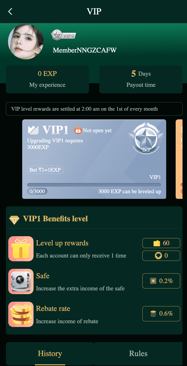 DM First VIP Levels and Benefits Page